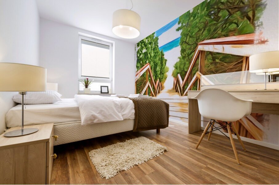 Beach Access 20 Mural print