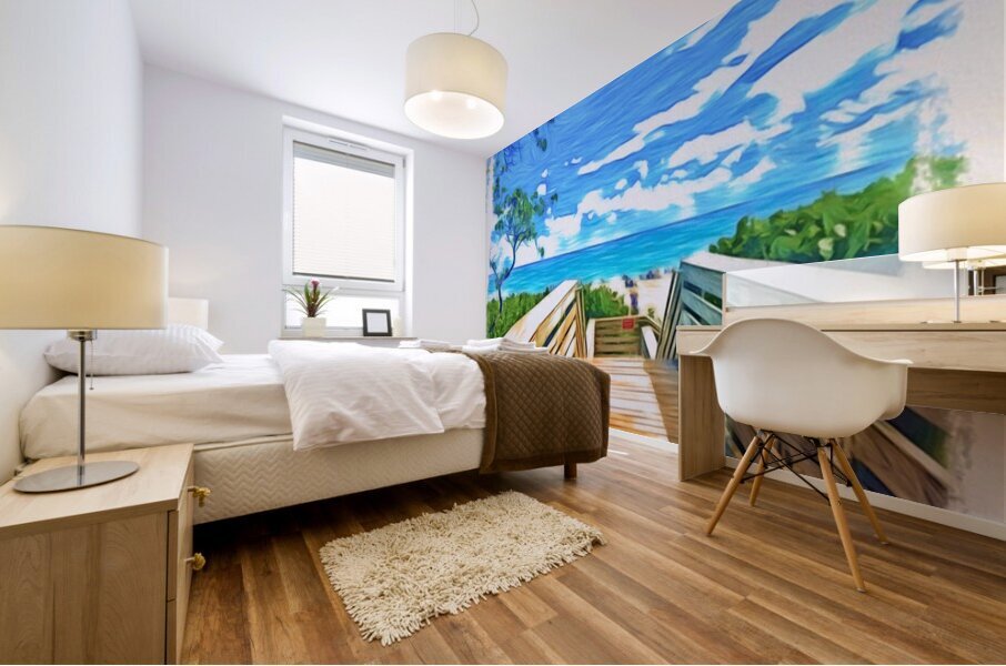 Beach Access 26 Mural print