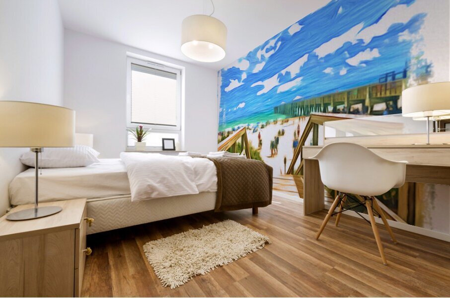 Beach Access 22 Mural print