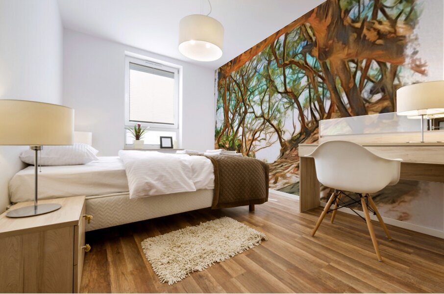 Beach Access 37 Mural print