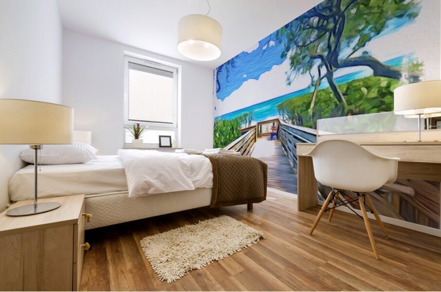 Beach Access 45 Mural print