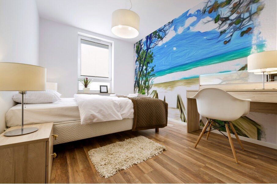 Beach Access 56 Mural print