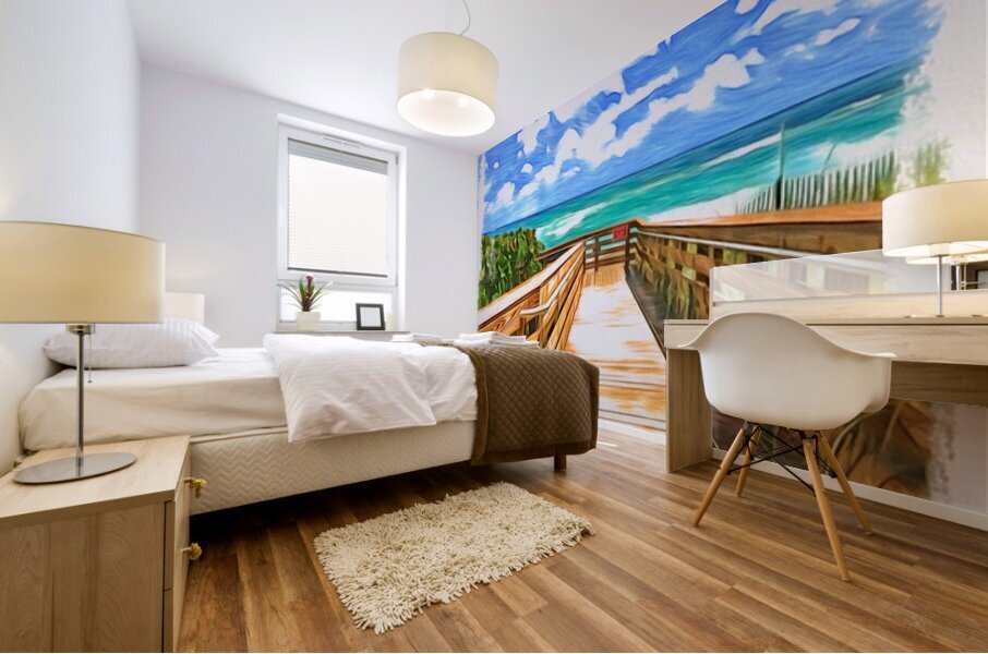 Beach Access 52 Mural print