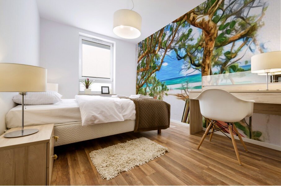 Beach Access 57 Mural print