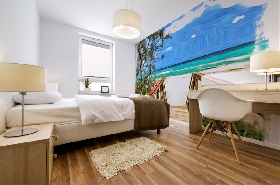 Beach Access 58 Mural print
