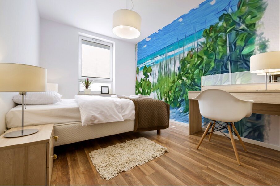 Beach Access 61 Mural print