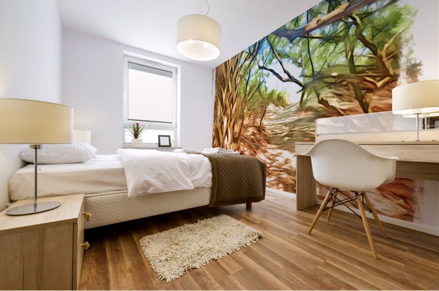 Beach Access 66 Mural print