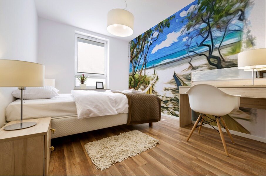 Beach Access 63 Mural print
