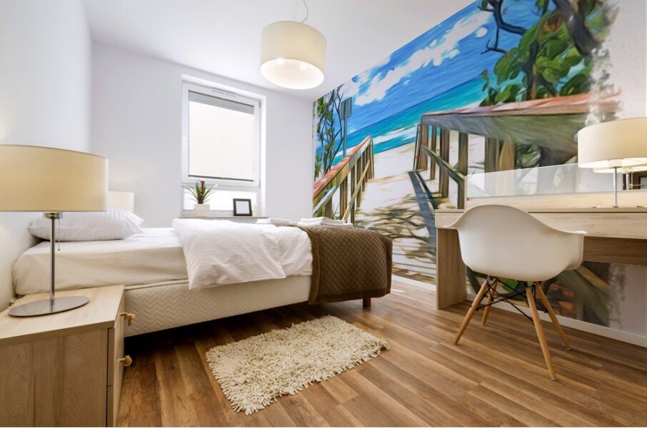 Beach Access 59 Mural print