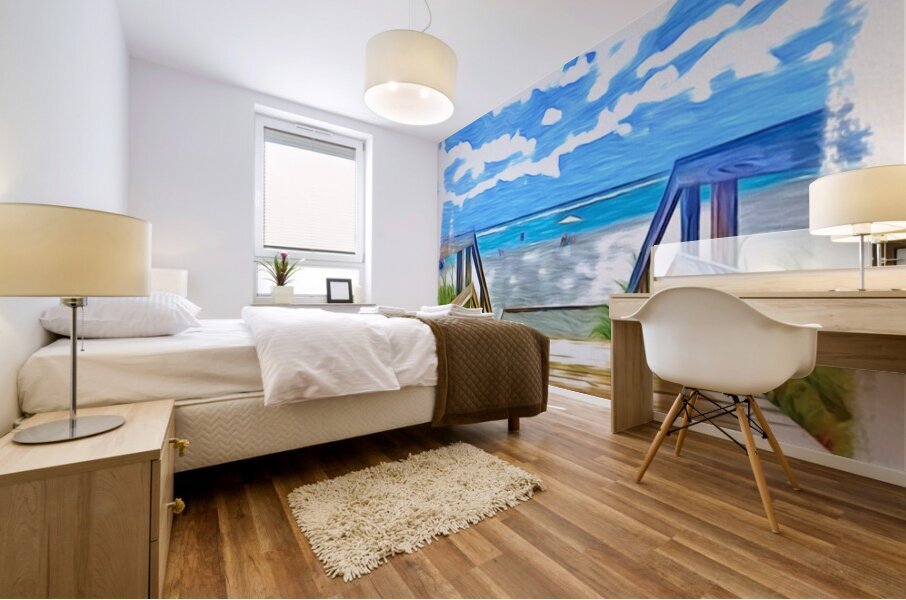 Beach Access 68 Mural print