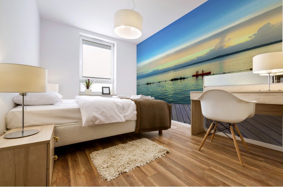 Kayaking Mural print