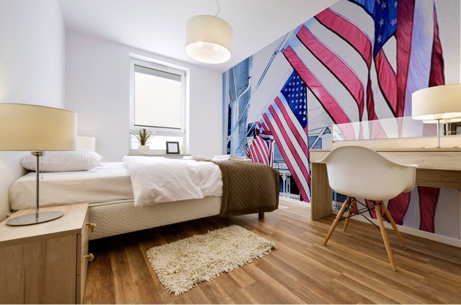 Flags Mural print