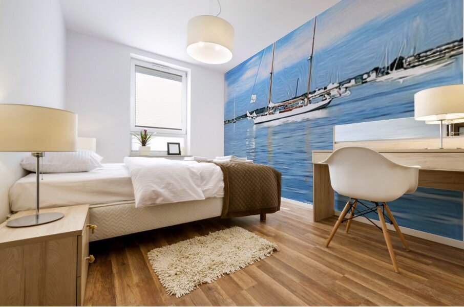 Sail Reflection II Mural print