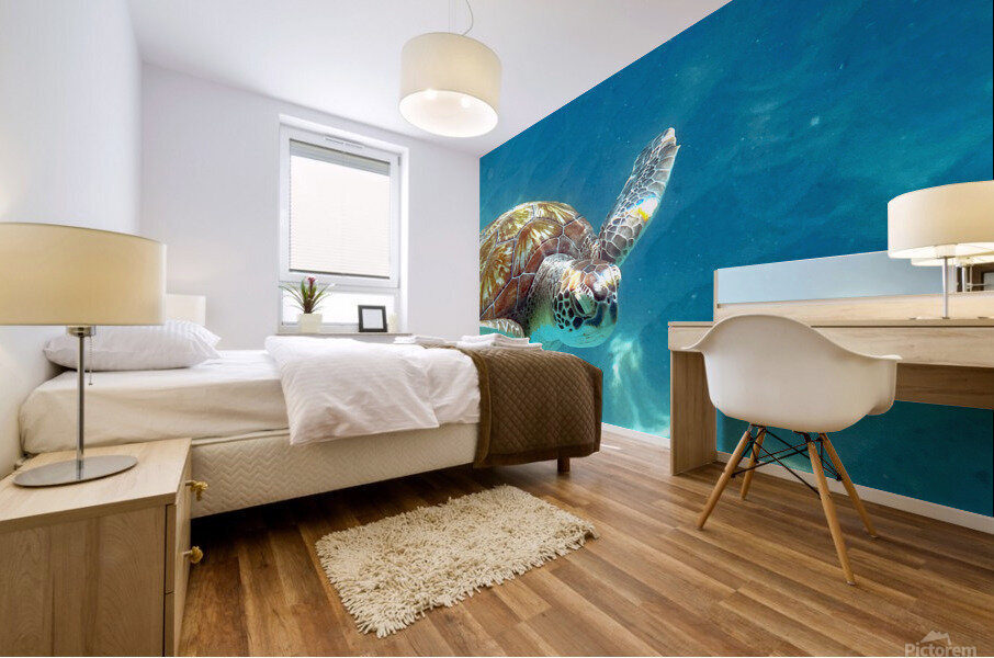 Sea Turtle 2 Mural print