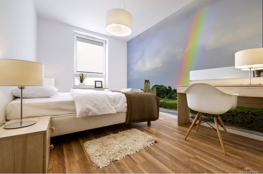 Ireland Rainbow Mural print