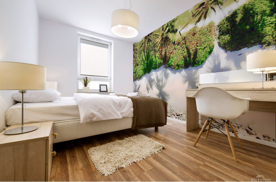 Palms n Sand Mural print