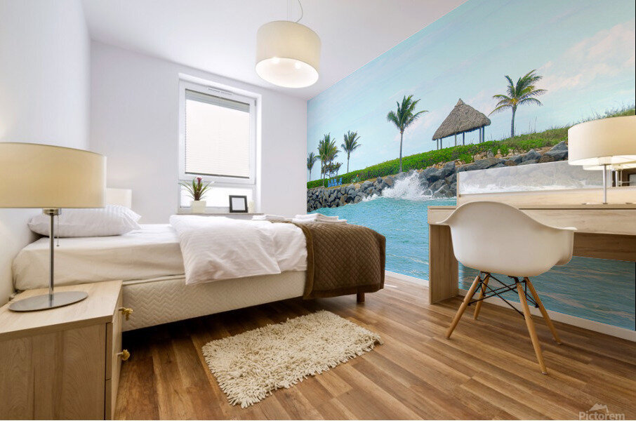JupiterInletTiki Mural print