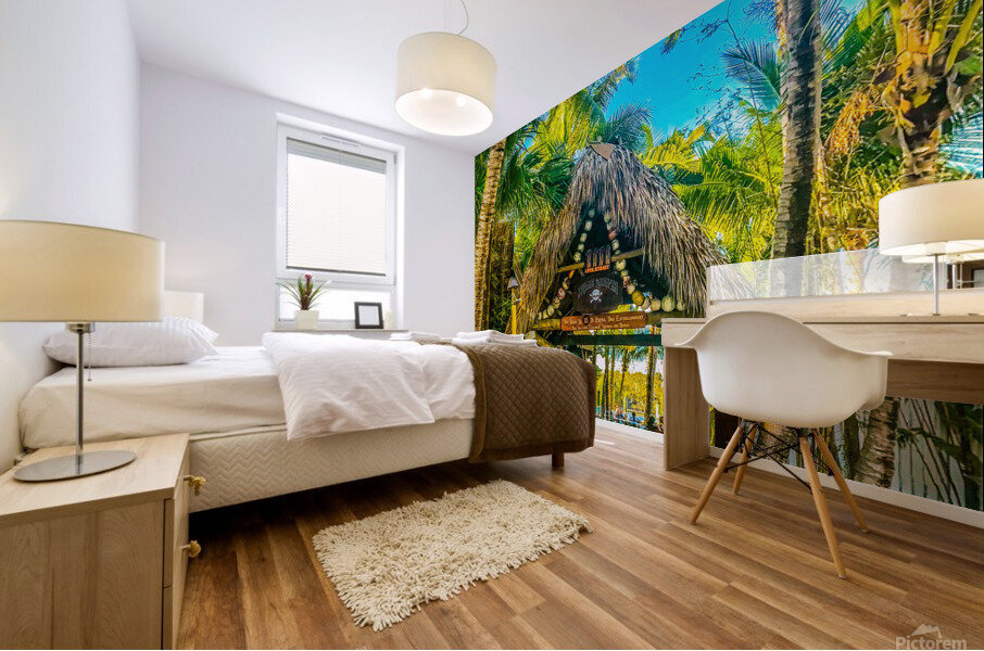 SqGrouperTiki Mural print