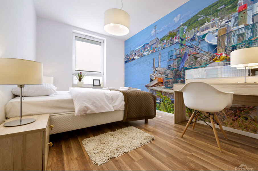 Menemsha Harbor Mural print