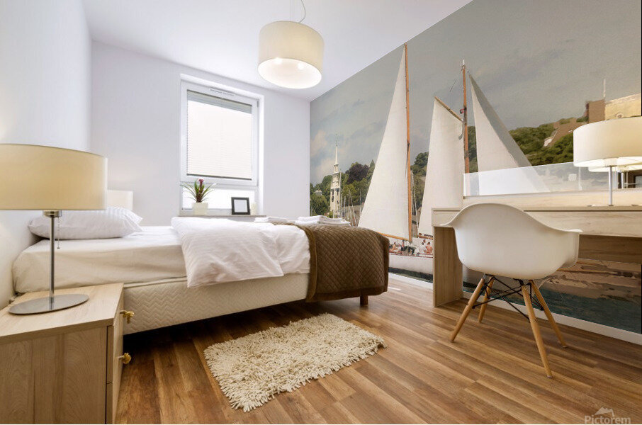 Sailing Newport Mural print