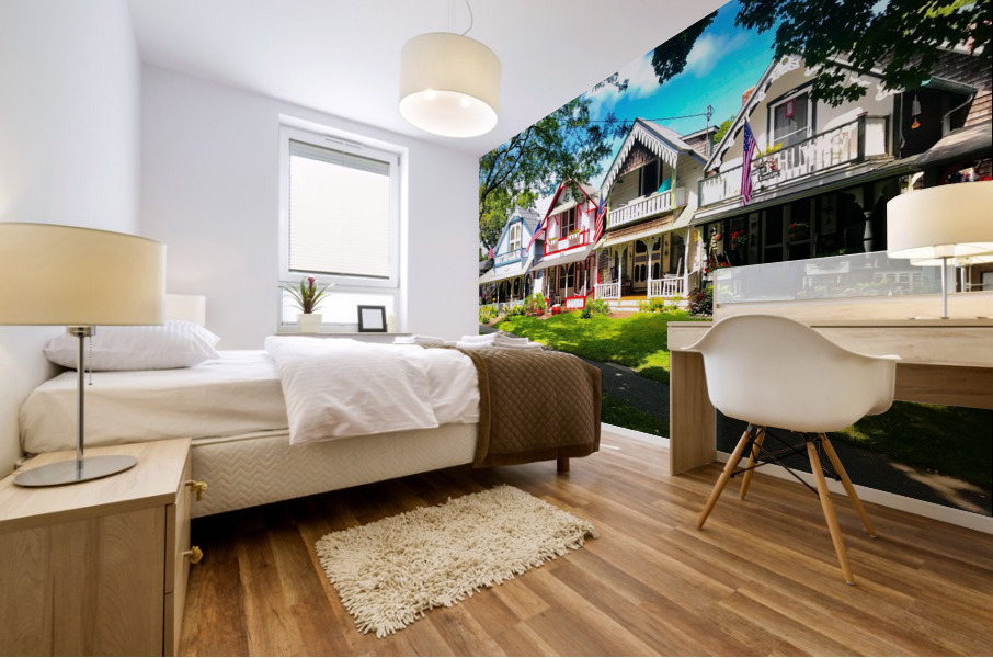 Ginger Bread Houses Mural print