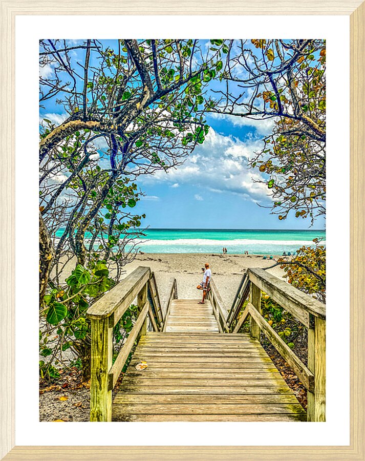 Beach Access  56 Picture Frame print