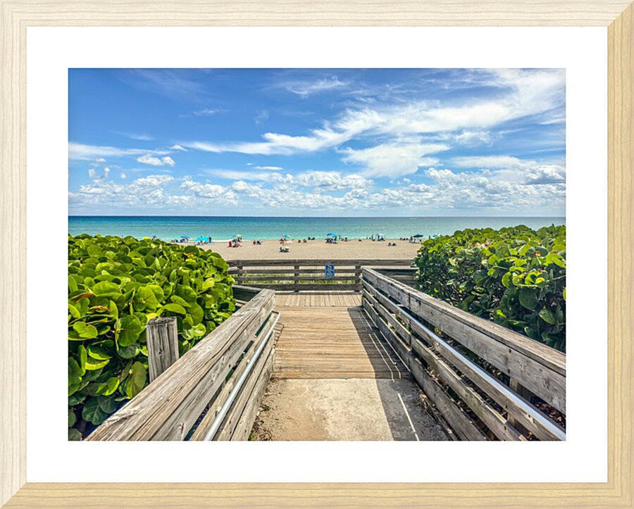 Beach Access   24 Picture Frame print