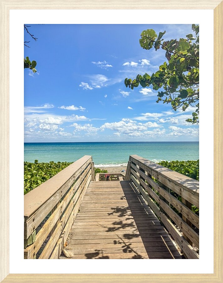 Beach Access   29 Picture Frame print