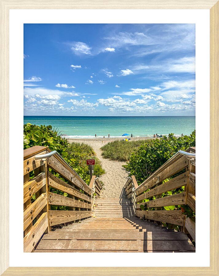 Beach Access   28 Picture Frame print