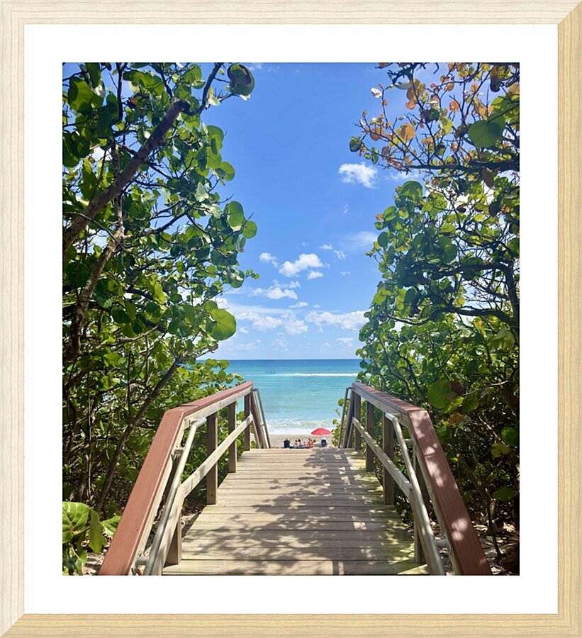 Beach Access   32 Picture Frame print