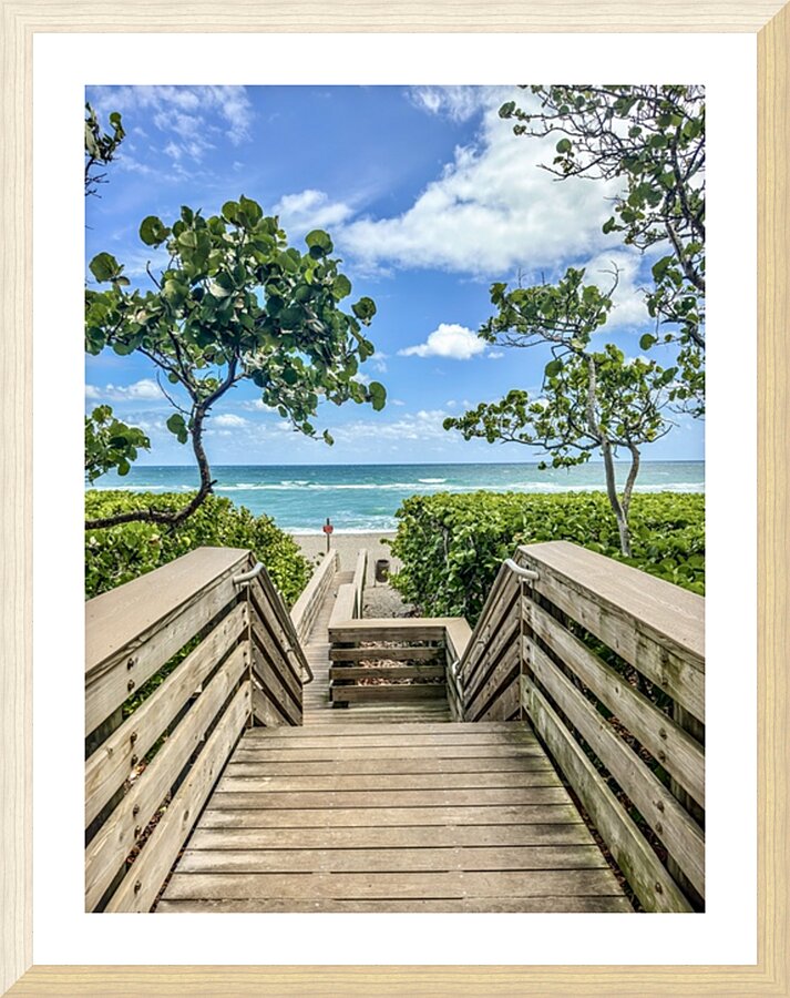 Beach Access   50 Picture Frame print