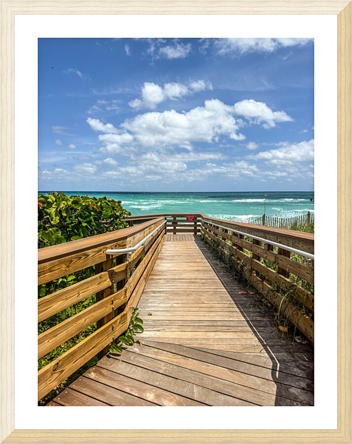 Beach Access   52 Picture Frame print