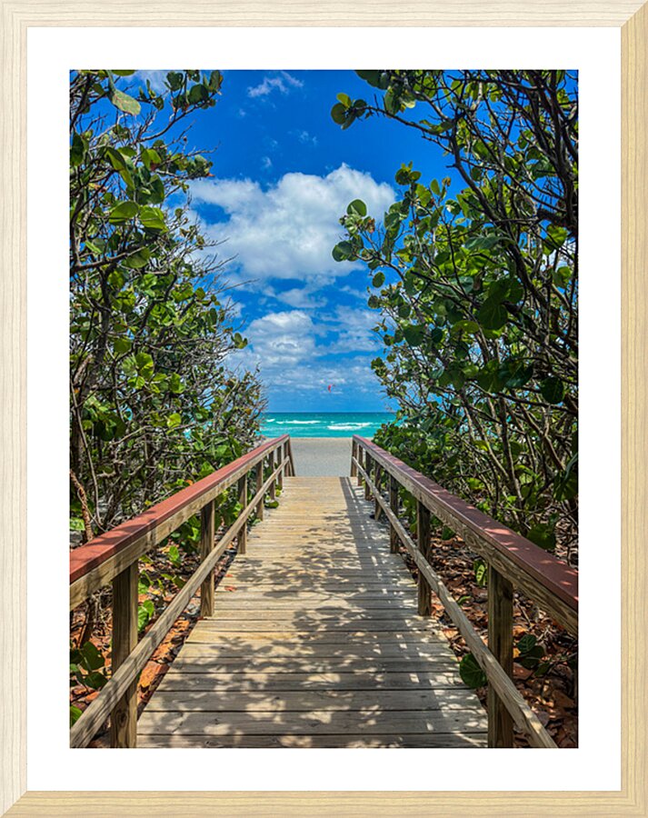 Beach Access   60 Picture Frame print