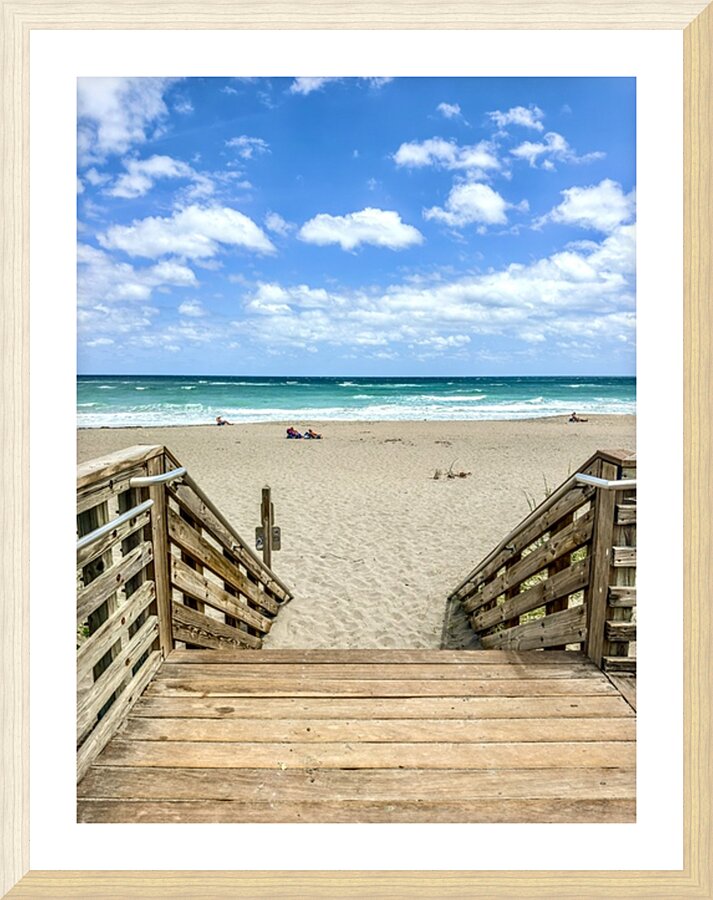 Beach Access   65 Picture Frame print