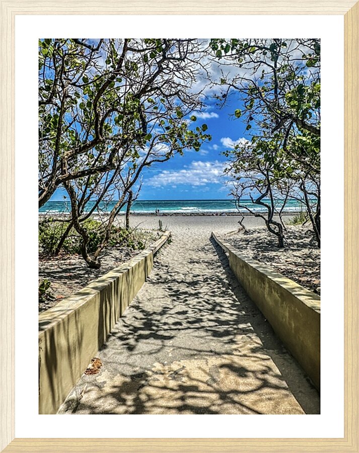 Beach Access   63 Picture Frame print