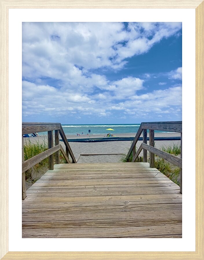 Beach Access   68 Picture Frame print