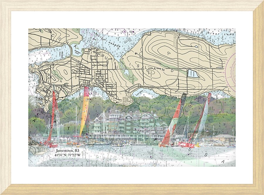 Jamestown RI Picture Frame print