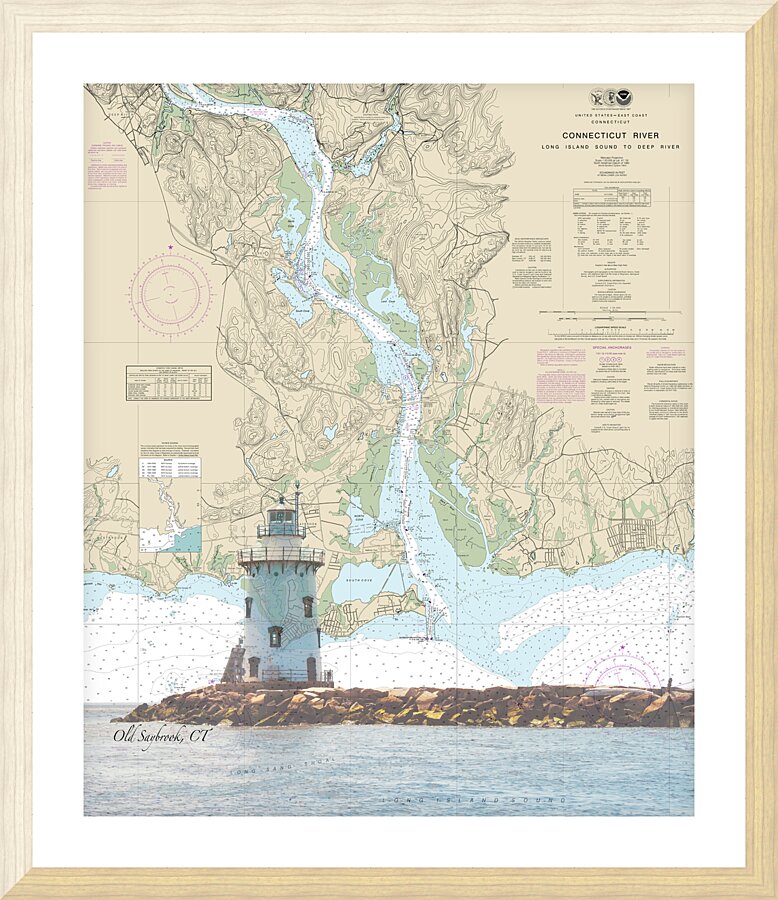 Old Saybrook CT Picture Frame print