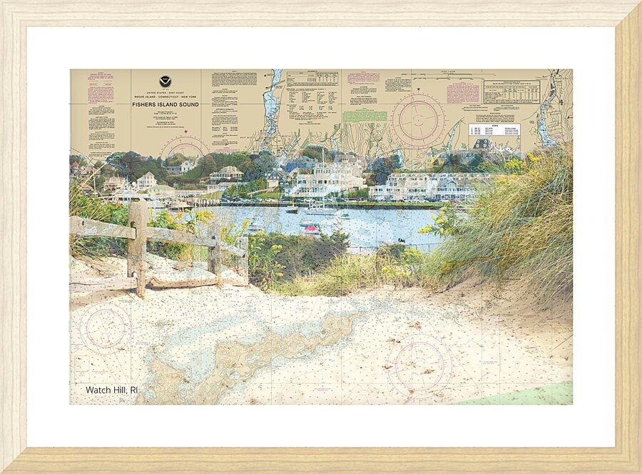 WATCH HILL III Picture Frame print