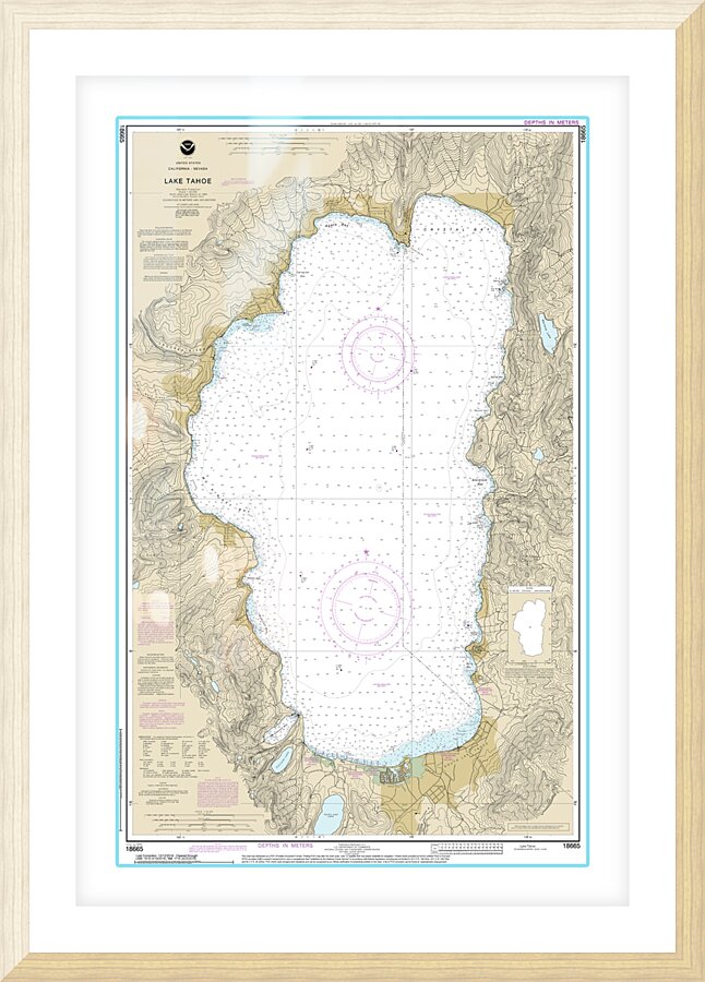 Lake Tahoe  Picture Frame print