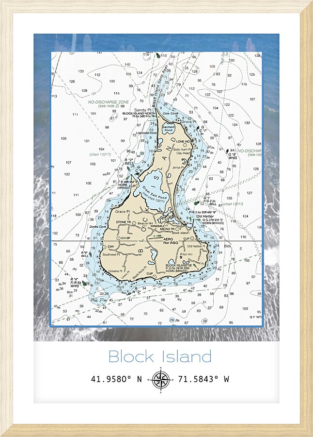 Block Island RI II Picture Frame print