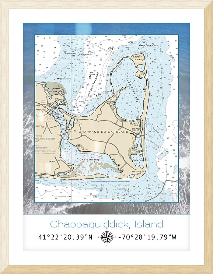 Chappaquiddick Island Picture Frame print