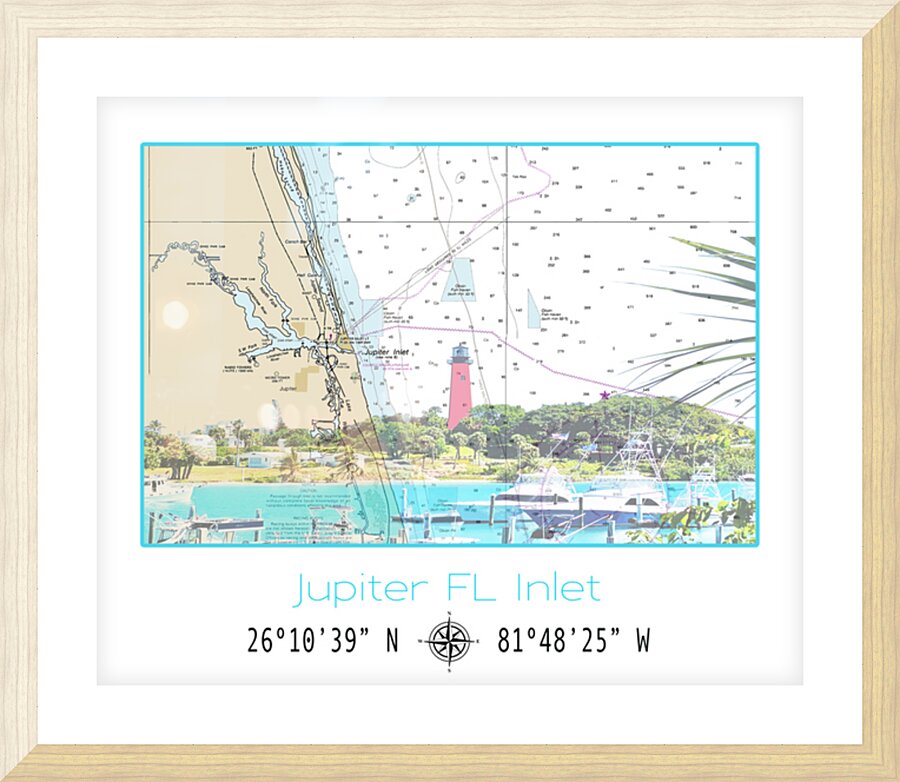 Jupiter FL Inlet Picture Frame print