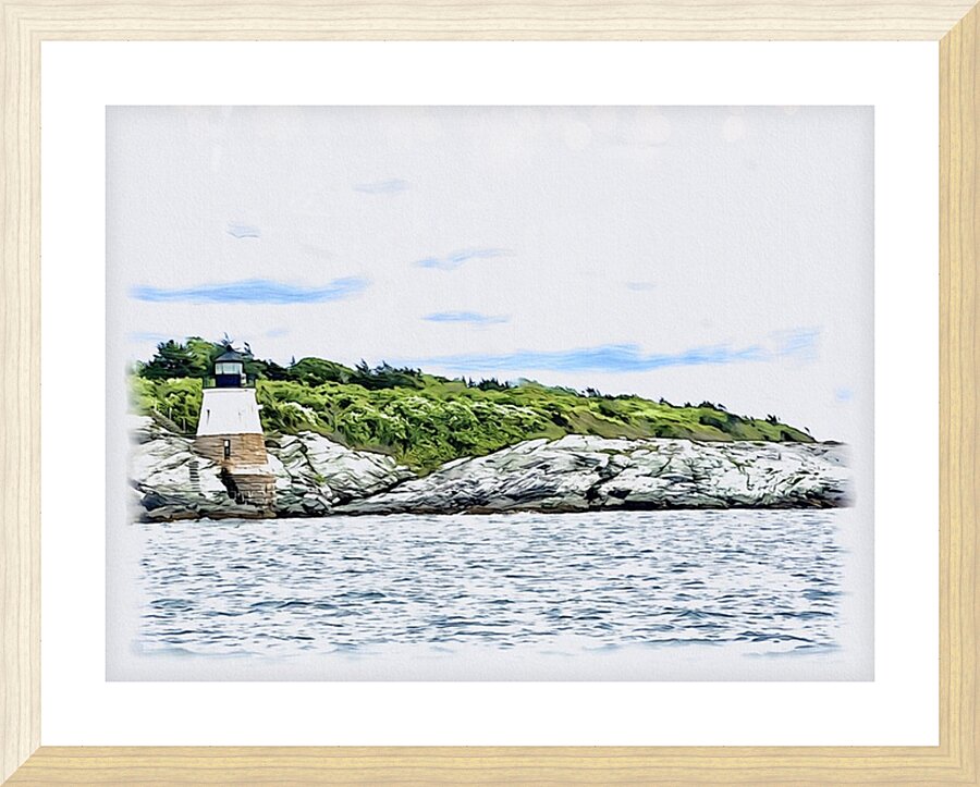 Castle Hill Lighthouse Picture Frame print