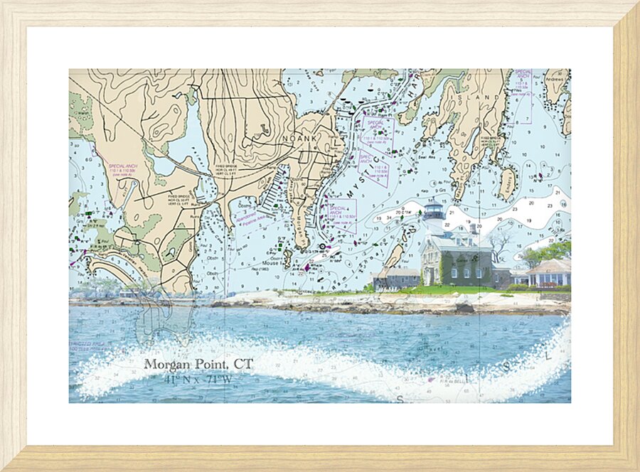 Morgan Point CT  Picture Frame print