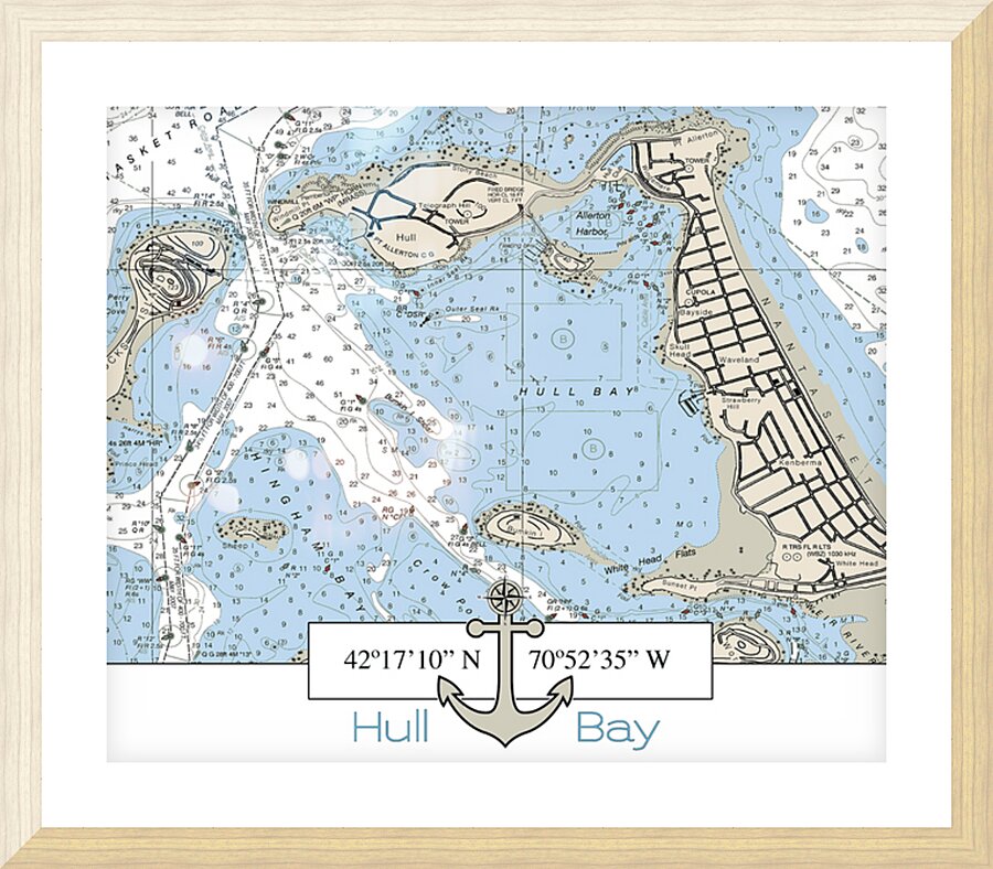 Hull Bay Picture Frame print