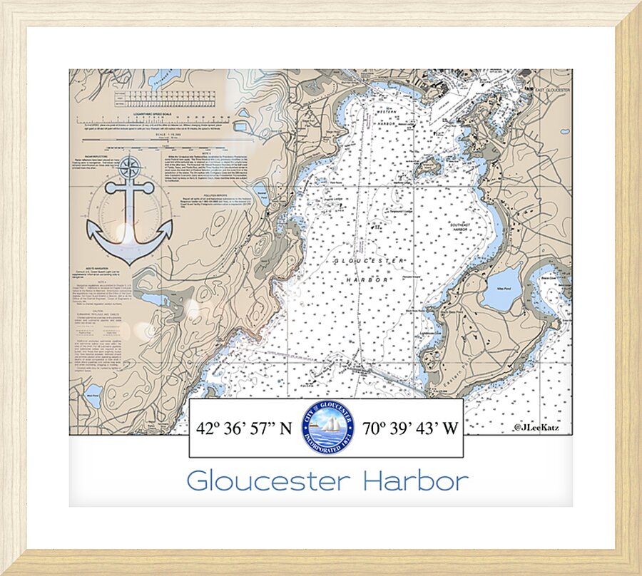 Gloucester MA Picture Frame print
