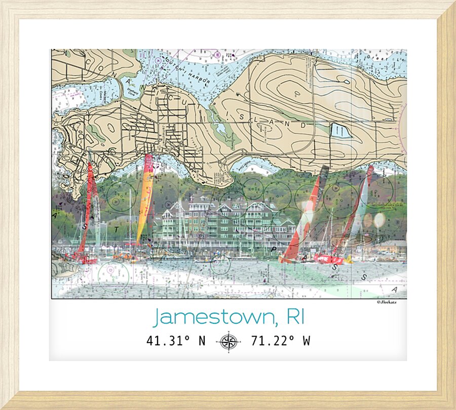 Jamestown RI Picture Frame print