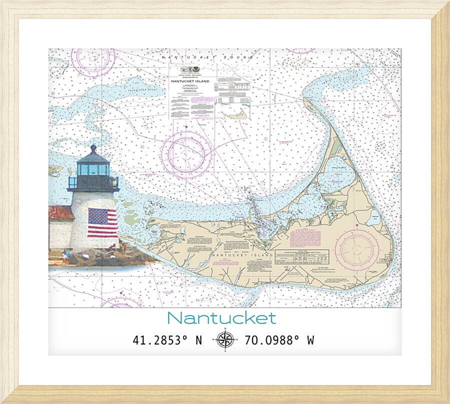 Nantucket 2 Picture Frame print