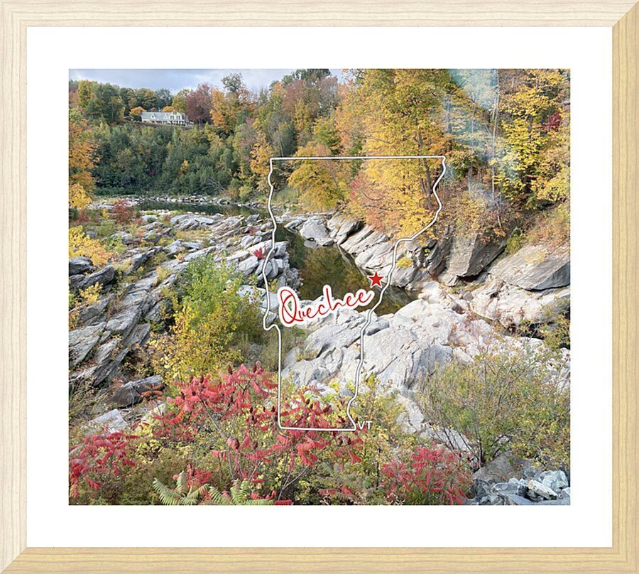Quechee Picture Frame print